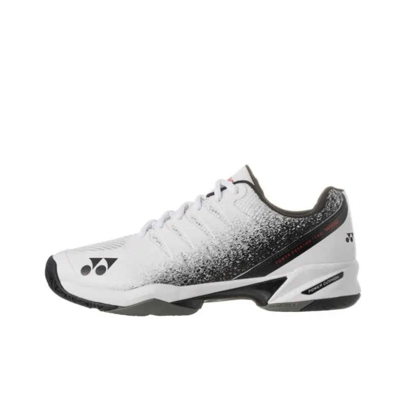 YONEX Power Cush Team Wide GC Slip Resistant Low Top Tennis Shoes Unisex White-0