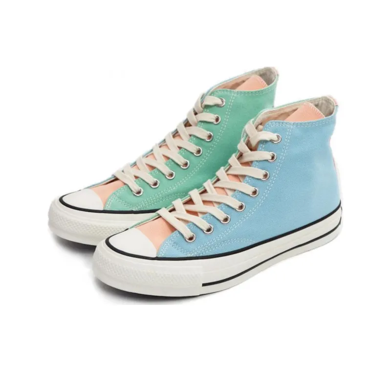 Converse Addict 18SS Breathable High Top Canvas Shoes Unisex Blue Green Pink-2