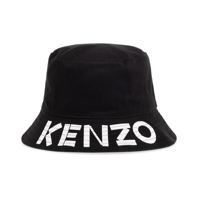 KENZO Logo Printed Bucket Hat-0