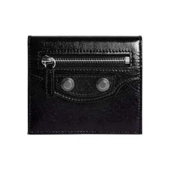 Balenciaga Le Cagole Sheepskin Shoulder Bag Crossbody Bag Wallet Unisex Black