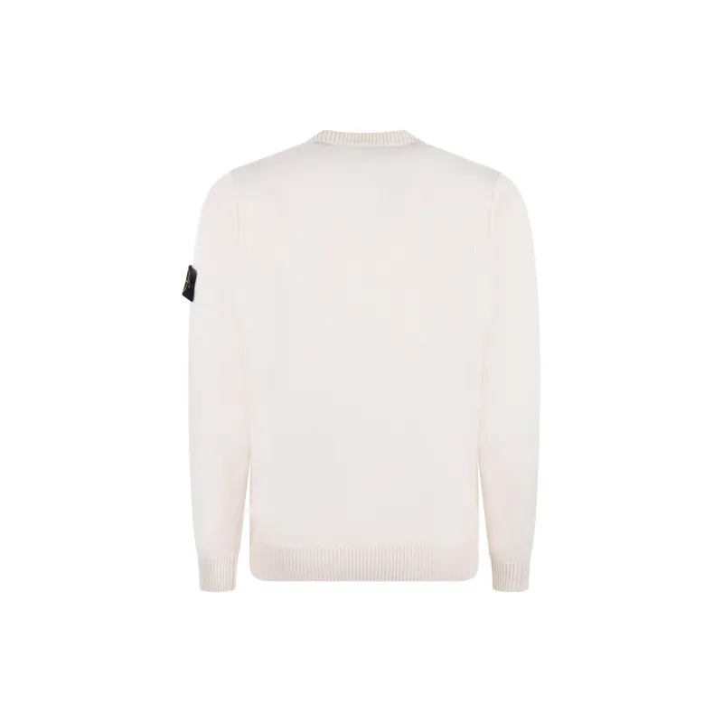 STONE ISLAND Crewneck Long-Sleeve Knit Jumper-1