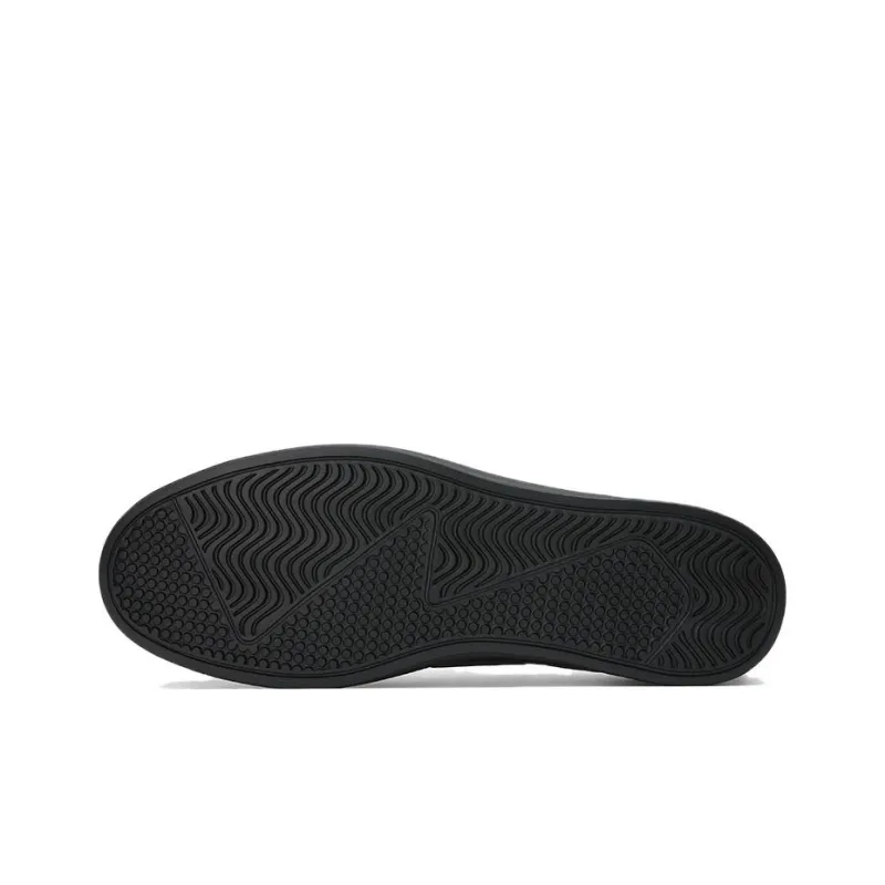 CROWN Low Top Skateboard Shoes Men's Black-4