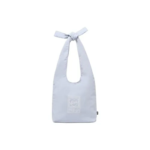 FILA Nylon Shoulder Bag Unisex Light Blue
