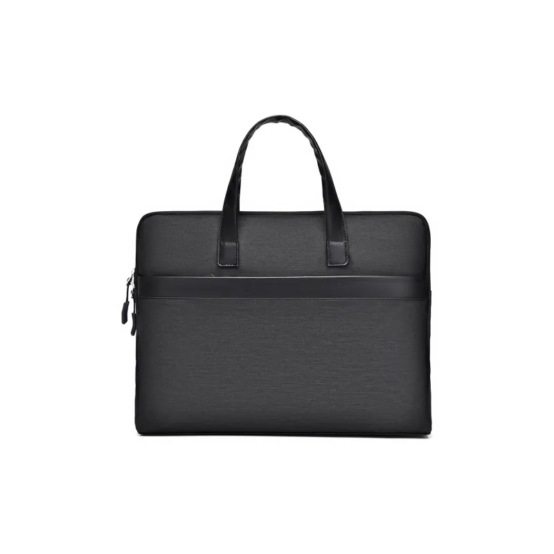 MUYKUY Polyester Handbag File Bag Laptop Bag Briefcase Large Size Unisex Black/Gray-0