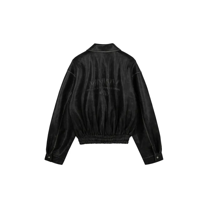 MOONWAV Leather Jackets Jackets & Coats Unisex-1