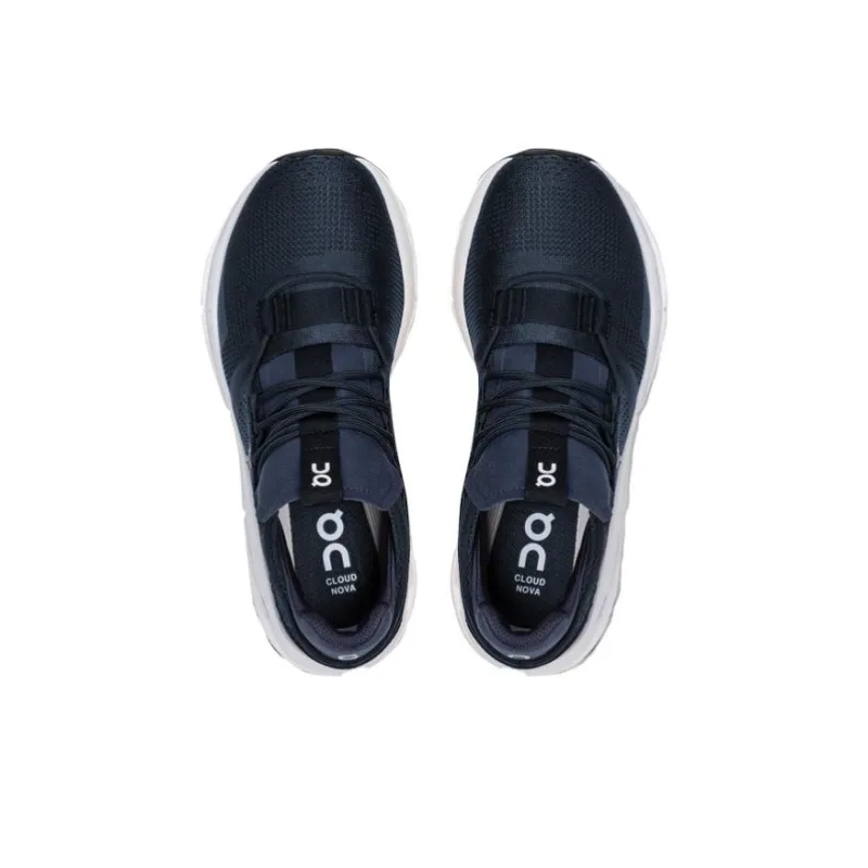 On Running Cloudnova Navy White Women's-2