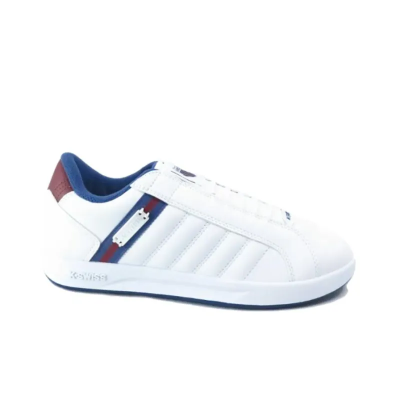 KSWISS Lundahl Slip On S CMF Cushioning, Wear Resistant Low Top Running Shoes Men's White-1