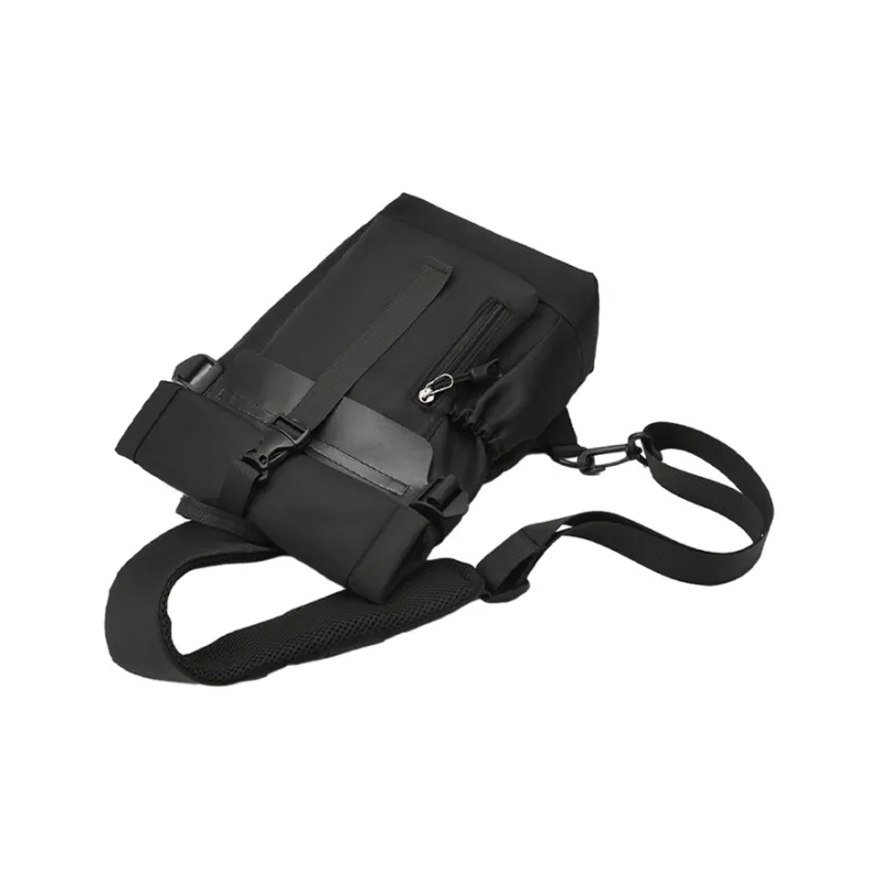 MUYKUY Water Resistant Oxford Crossbody Bag Shoulder Bag Unisex Black-5