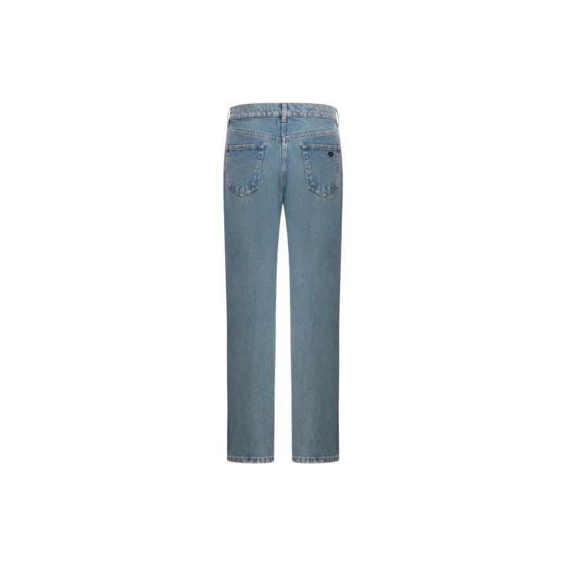 PRADA Low rise Organic denim Jeans-1