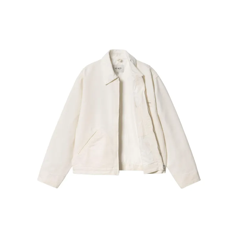 Carhartt WIP SS24 W' OG Detroit Jacket Jackets Coats Women's Ecru-2
