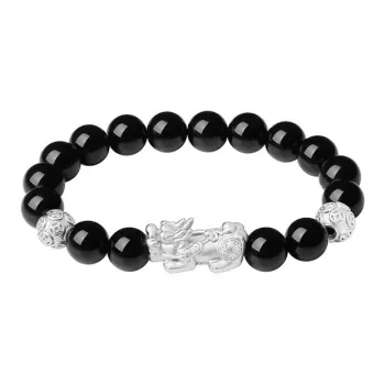 FUSSEM Obsidian Jade Bracelets Unisex
