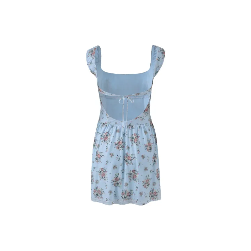 Tiger Mist MARIANNA DRESS Slip Dresses Women's Light Blue-1