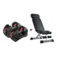 40 Kg X2 Dumbbells+Multifunction Dumbbell Bench
