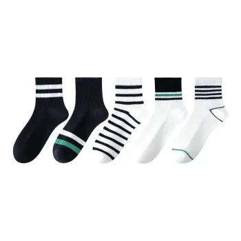 MIIOW Mid-Calf Socks Men's 5 Pack
