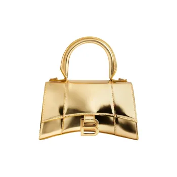 Balenciaga Hourglass Mirror Effect Xs Handbag