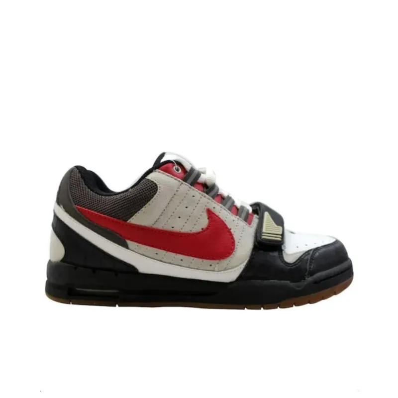 Nike Air Heist Neutral Grey/Varsity Red Black White Women's-1