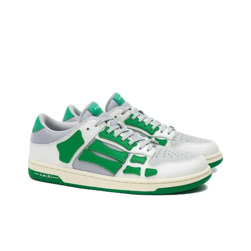 AMIRI Skel Top Low White Green Mesh-1