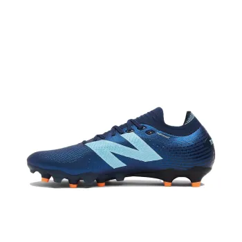 New Balance Tekela V4 Cushioned Slip Resistant Abrasion Resistant Soccer Shoes Unisex Blue Orange