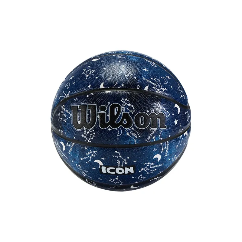 Wilson ICON Series PU Basketball Starry Blue Size 5 7 Size Training Unisex-0