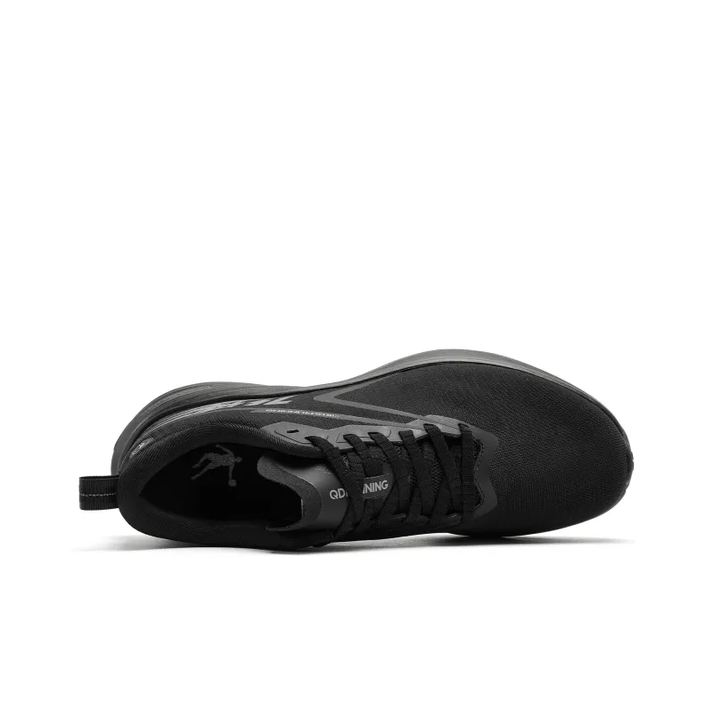 QIAODAN Rapid 2.0 Running Shoes Men Low Top Black Coal Gray-3