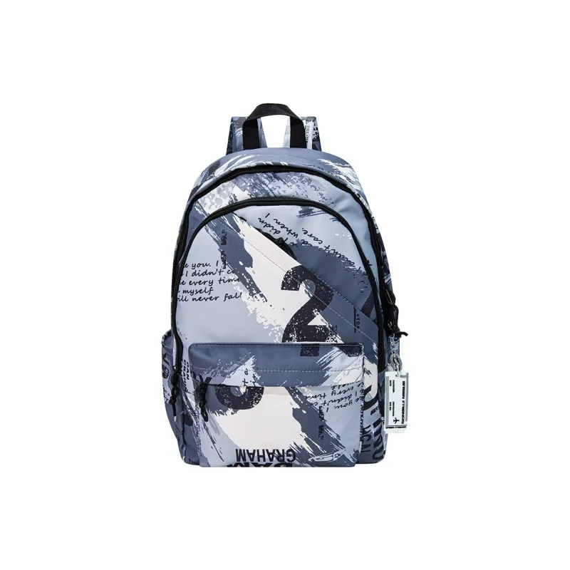 GF Nylon Backpack Large Size Unisex Light Blue-6