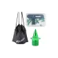 Large Capacity Backpack+Box Included Green Carbon Tacks (18 Pcs+Nail Pullers)