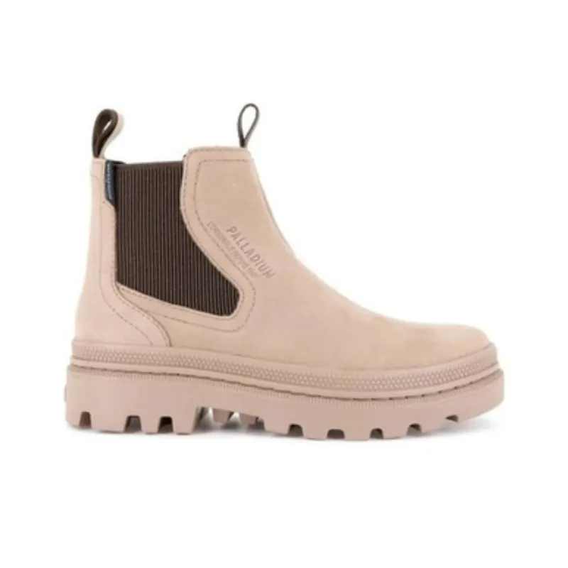 Palladium Short Chelsea Boots Unisex Beige-1