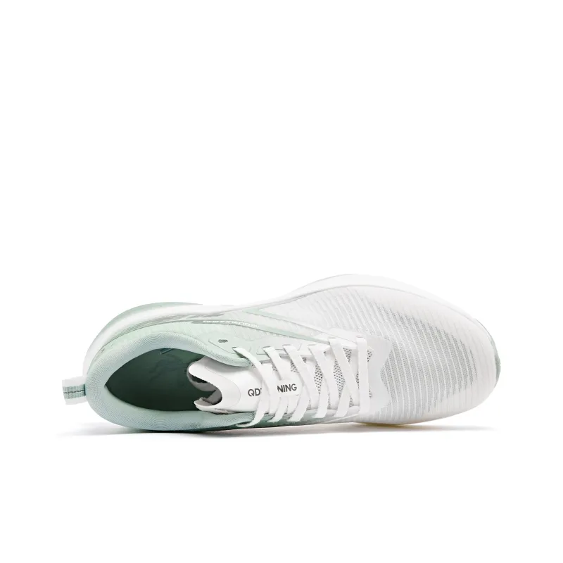 QIAODAN Rapid 2.0 Running Shoes Men Low Top Ivory Mountain Shadow Green-3