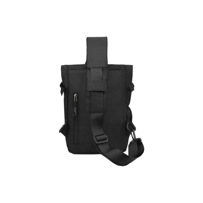 MUYKUY Water Resistant Oxford Crossbody Bag Shoulder Bag Unisex Black-3