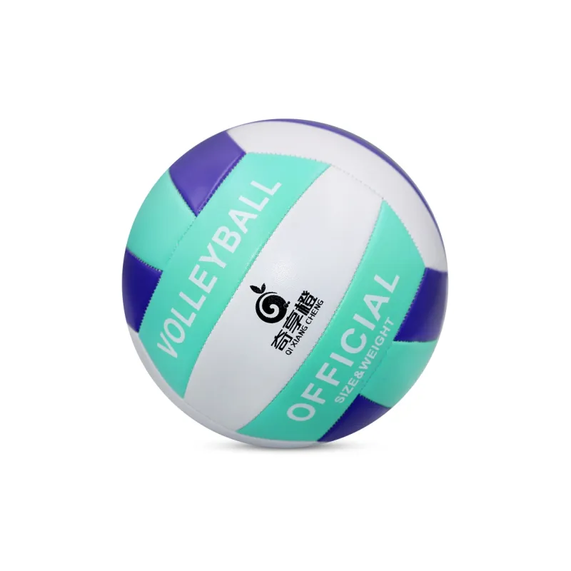 Strange Orange PVC Material Size 5 Ball Volleyball Unisex Blue Green White-3
