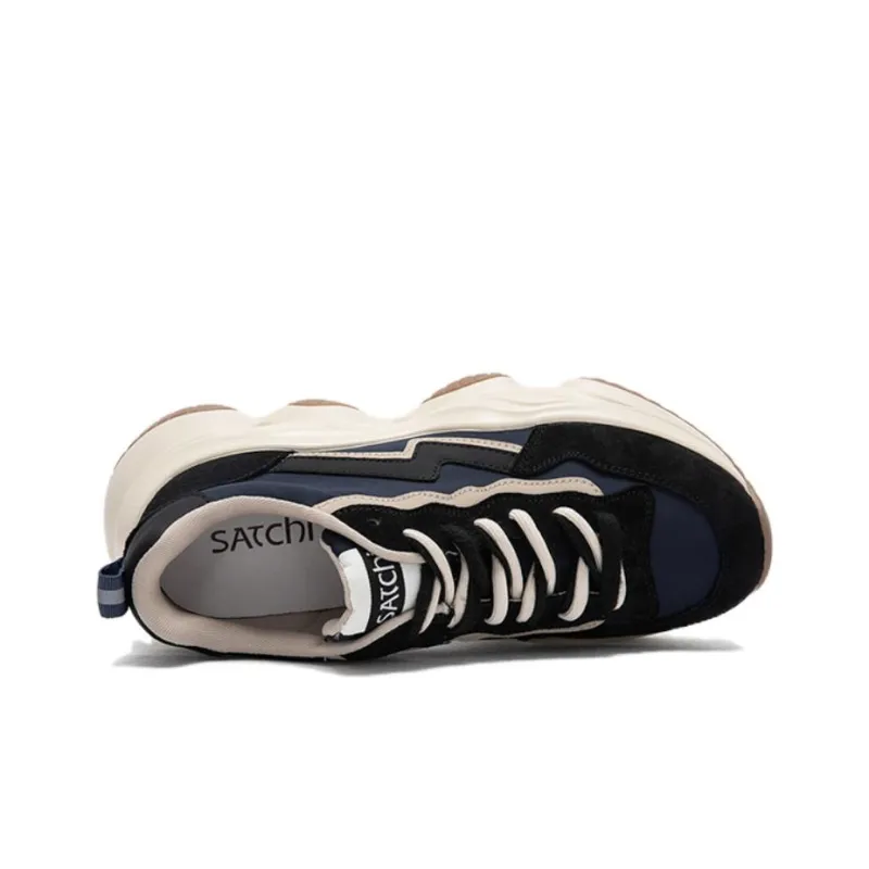 Satchi Abrasion Resistant Low Top Casual Shoes Women's Blue Black-3