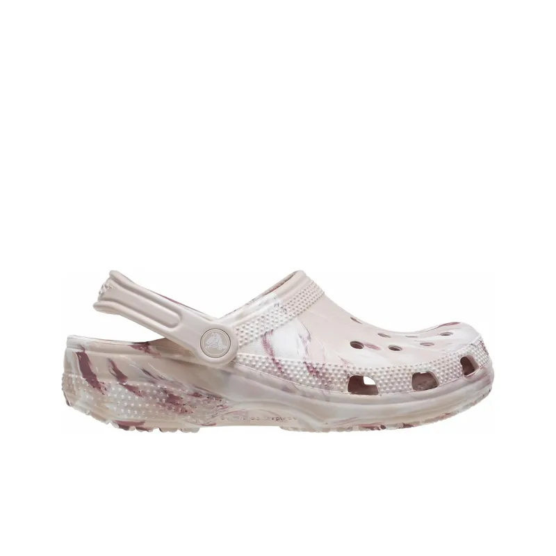 Crocs Classic Marbled Clogs 'White Pink'-1