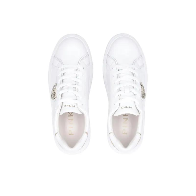 PINKO Logo Detailed Platform Low Top Sneakers Women's-3