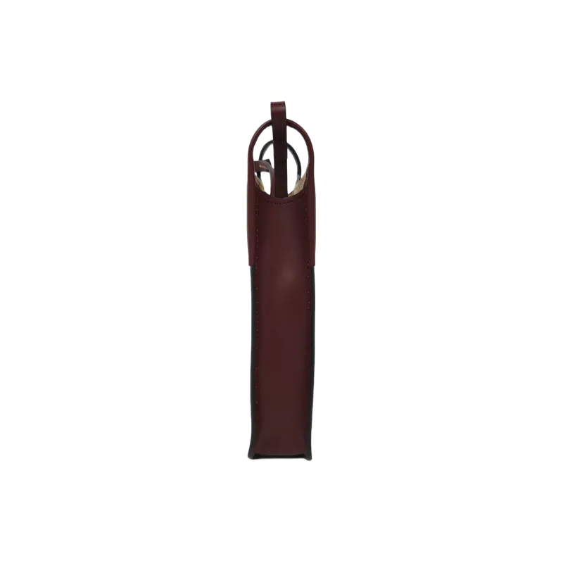 LONGCHAMP Le Foulonné Calfskin Cell Phone Pouch Shoulder Bag Crossbody Bag Men's Fuchsia-2