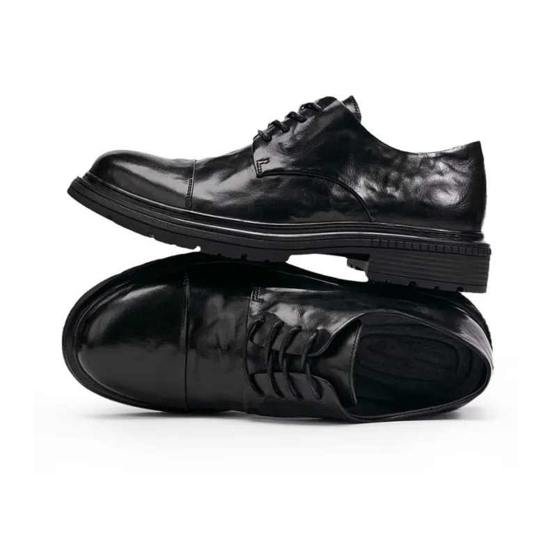 Brounvanm Men's Casual Shoes Men Low Top Black-2