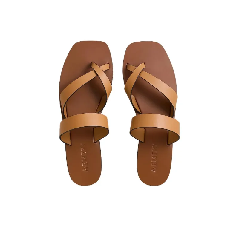 A.EMERY Slide Slippers Women's Brown-4