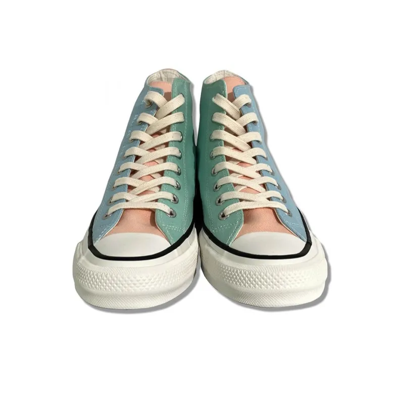 Converse Addict 18SS Breathable High Top Canvas Shoes Unisex Blue Green Pink-4