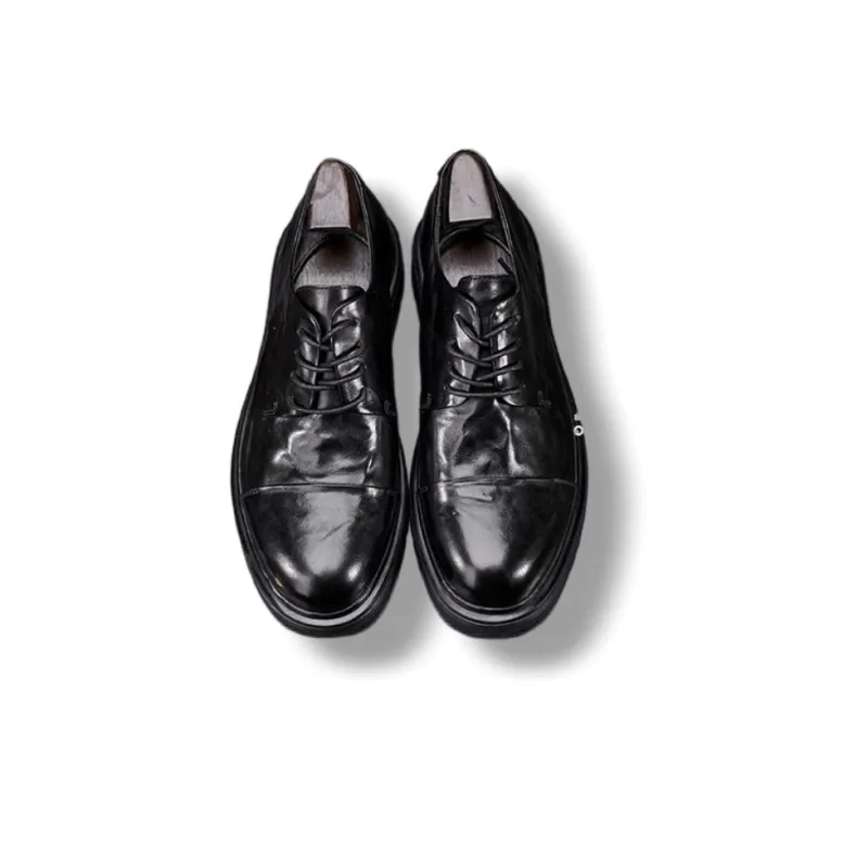 Brounvanm Men's Casual Shoes Men Low Top Black-3