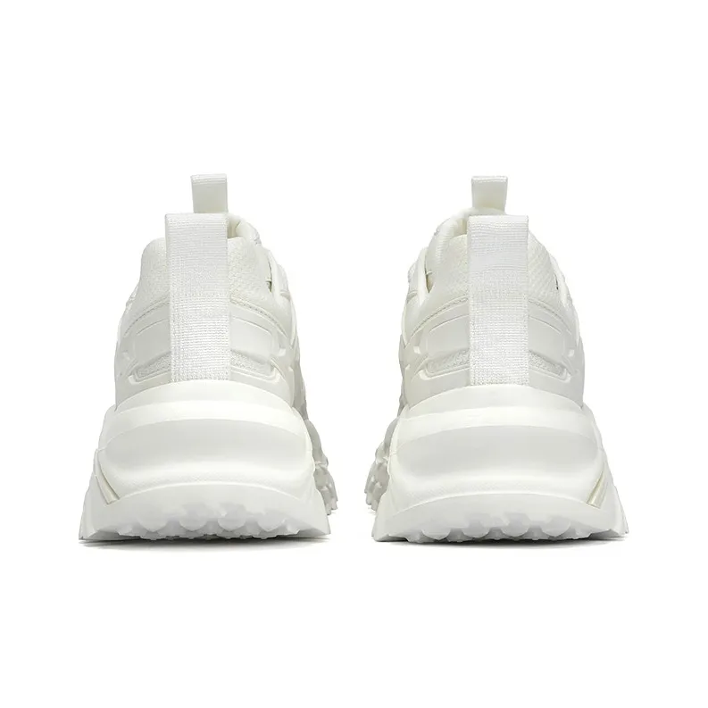 BOIGEMES Low Top Chunky Sneakers Men's White-4