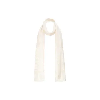 GIVENCHY Silk Silk Scarves Women's Beige