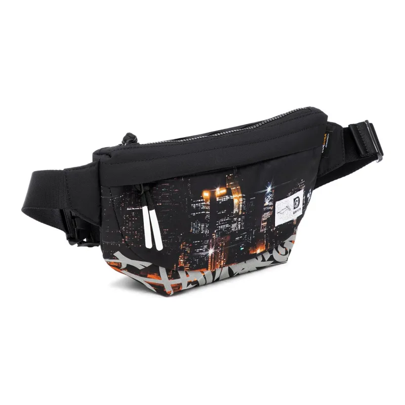 LiNing Polyester One Shoulder Crossbody Bag, Sling Bag Regular Unisex Digital Printed Pattern Color-2