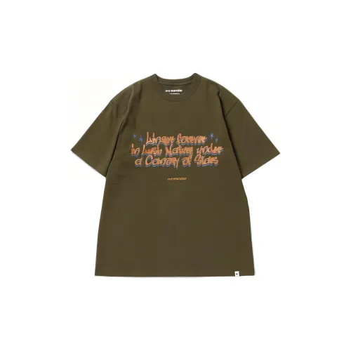 And Wander T-Shirts Unisex Khaki