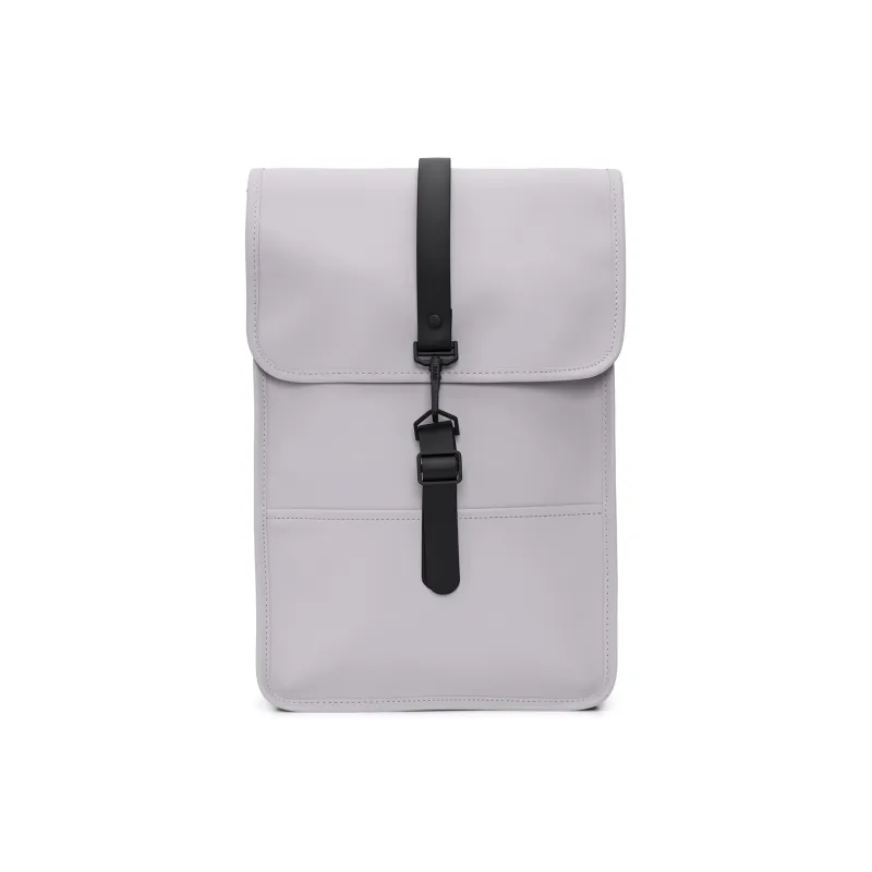 Rains Polyurethane And Polyester Blend Laptop Backpack Mini Unisex Black-36