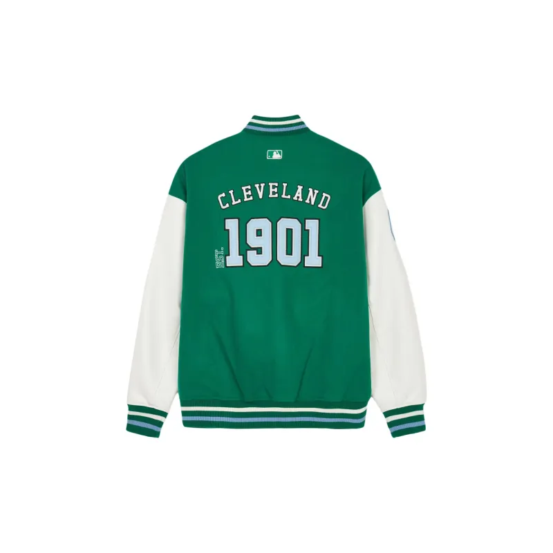 MLB SS24 Baseball Jacket Unisex Green-1