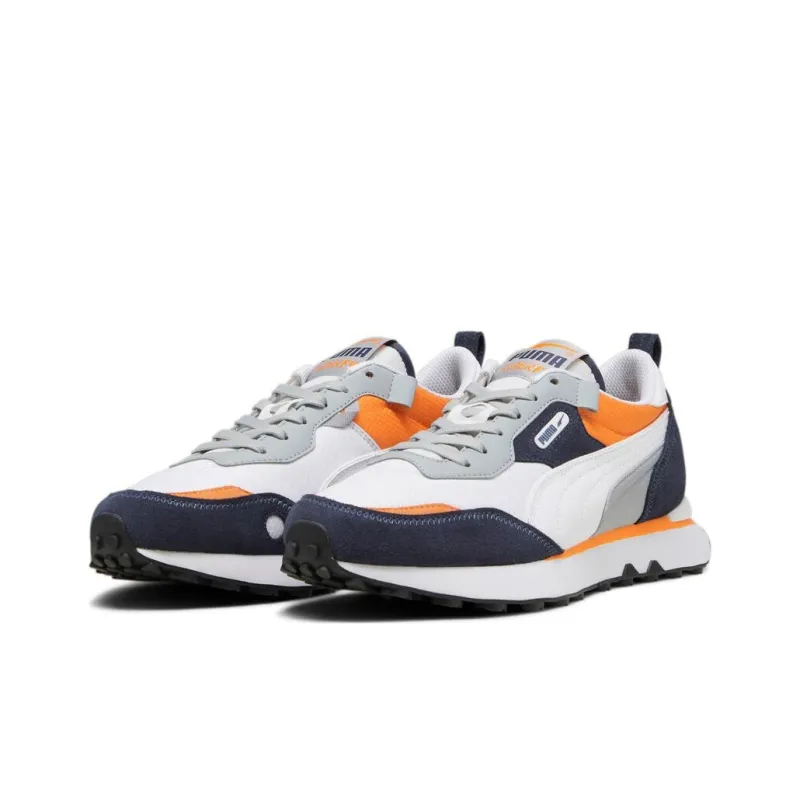 PUMA Rider FV 'Future Vintage Cushioned Slip-Resistant Low-Top Casual Shoes Unisex Blue White Orange-2