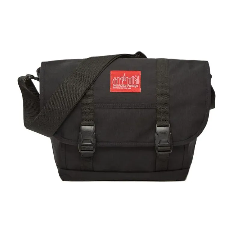 Manhattan Portage CORDURA Classic Fabric Messenger Bag Crossbody Bag Shoulder Bag Unisex Black-0