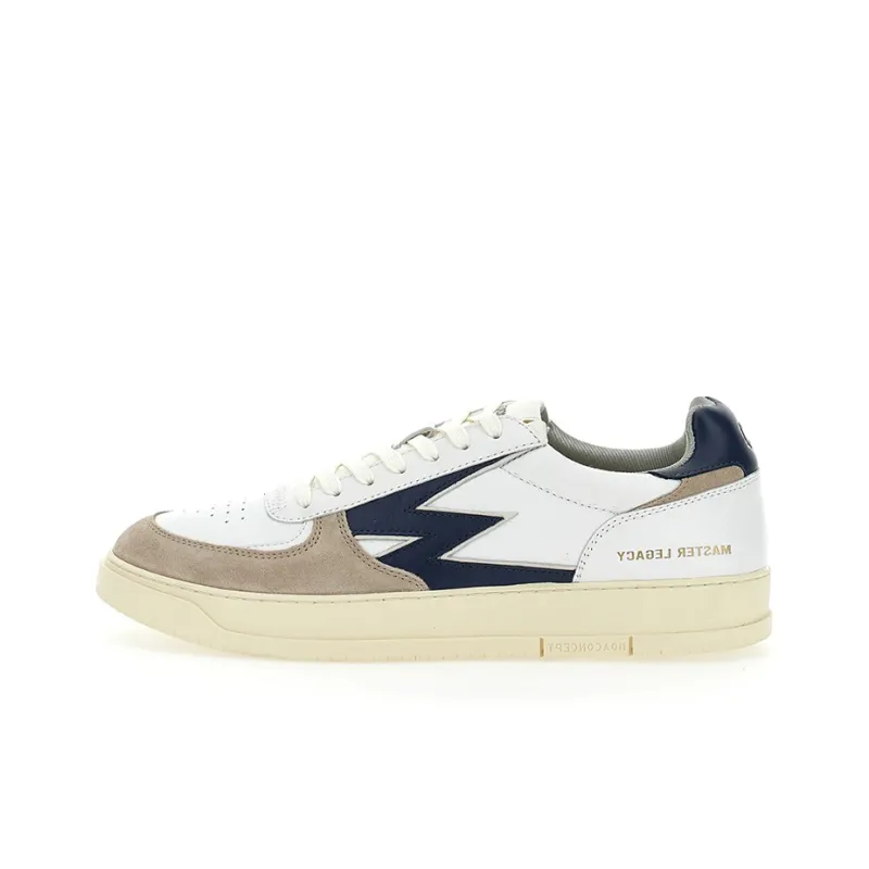 MOA MASTER OF ARTS Legacy Master Low-Top Skateboard Shoes Unisex White Blue Brown-0