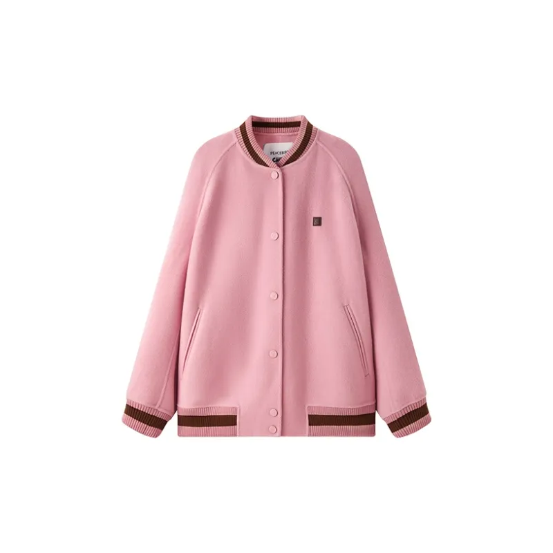 PEACEBIRD x CASPER Baseball Jacket Women's-1