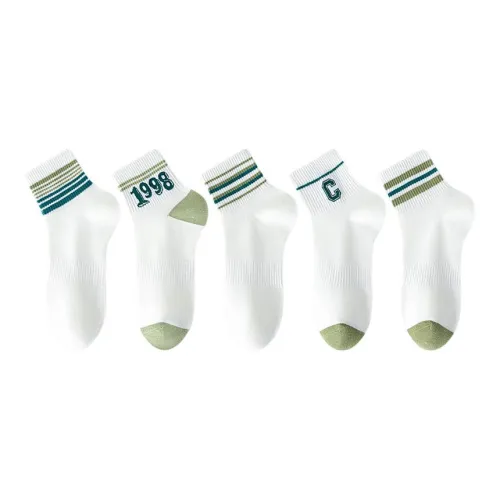 MIIOW Mid Calf Socks Men's 5 Pack