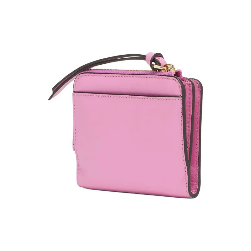 FENDI Leather Wallet Women's Pink-1